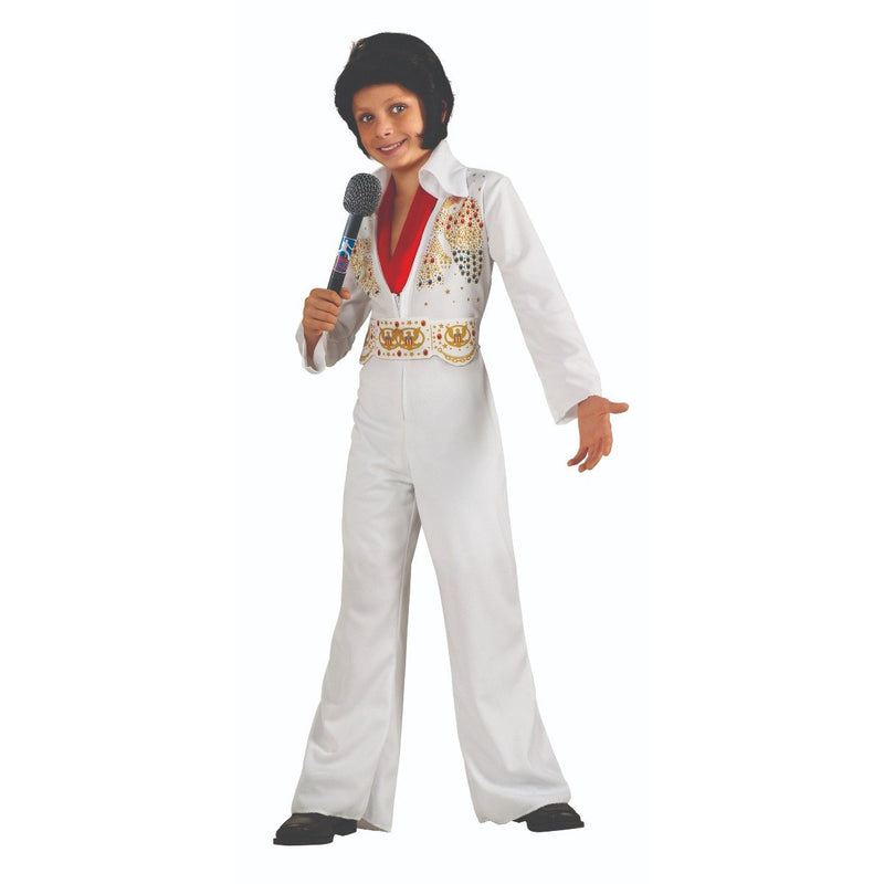 Elvis Child Costume Boys White -5
