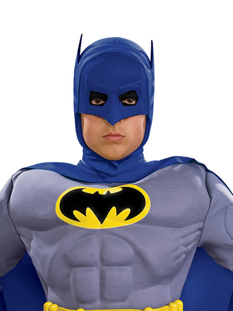 Batman Brave And Bold Deluxe Costume Boys Blue -2