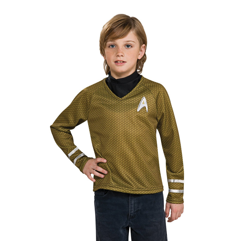 Star Trek Gold Shirt Child Boys Yellow