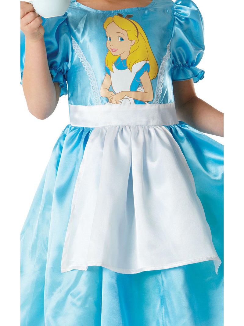 Alice In Wonderland Classic Costume Child Girls Blue -3