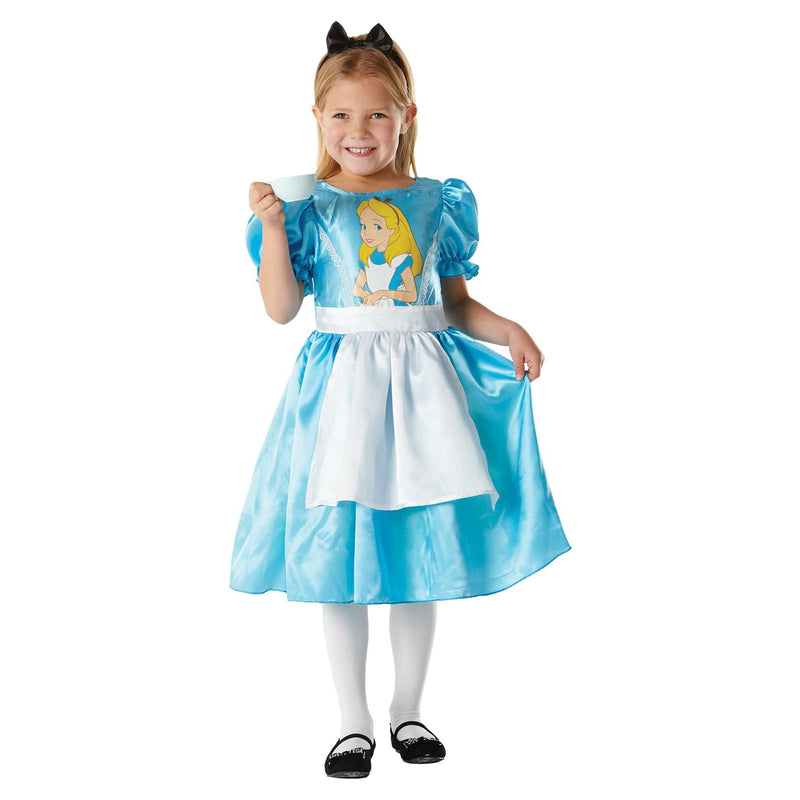 Alice In Wonderland Classic Costume Child Girls Blue -1