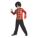 Michael Jackson Red Military Jacket Boys -5