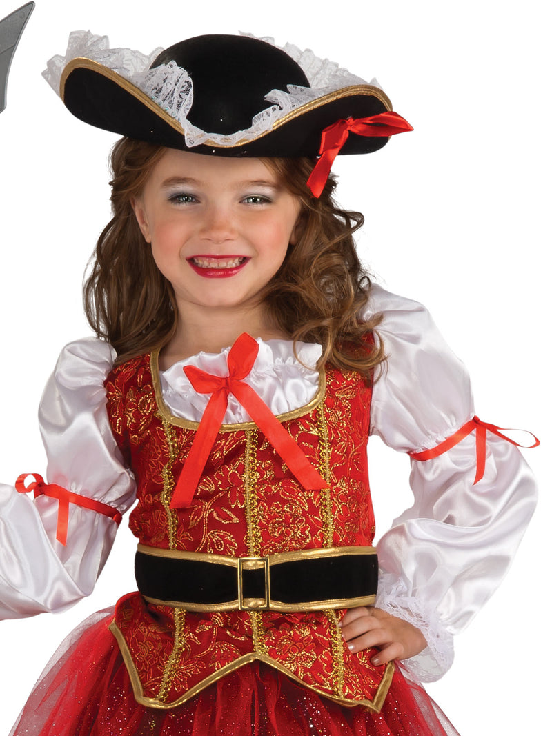 Princess Of The Seas Child Costume Girls Red -2