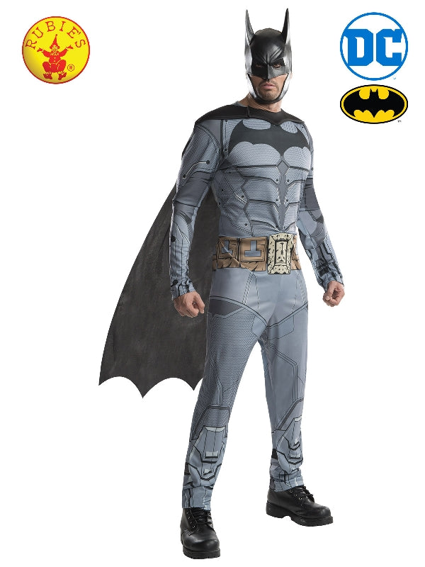 Batman Arkham Costume Adult Mens Grey