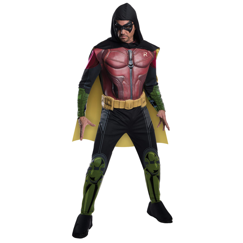 Robin Deluxe Muscle Chest Costume Mens Red -5