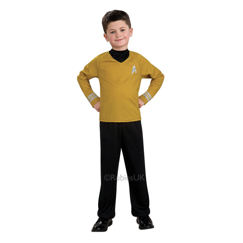 Star Trek Gold Shirt Child Boys Yellow -1