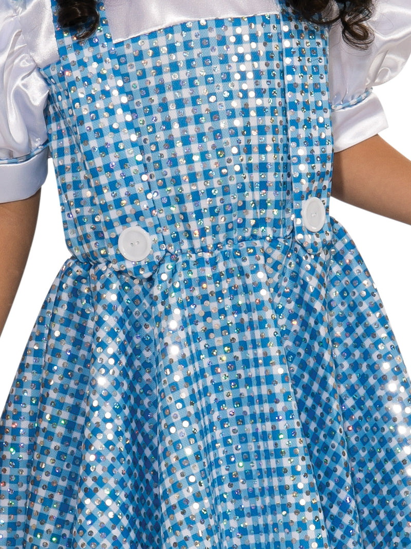 Dorothy Sequin Dress Girls Blue -2