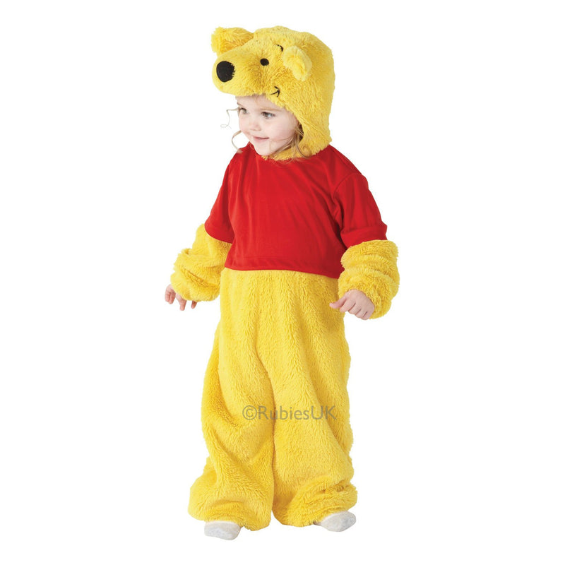 Winnie The Pooh Furry Costume Toddler Unisex Yellow -1