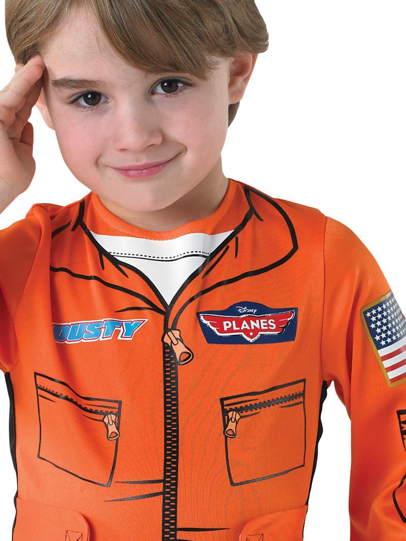 Dusty Planes Flight Suit Boys Orange -2