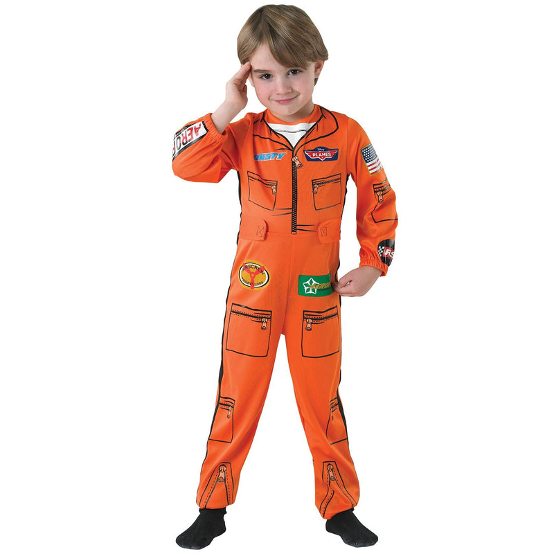 Dusty Planes Flight Suit Boys Orange -5