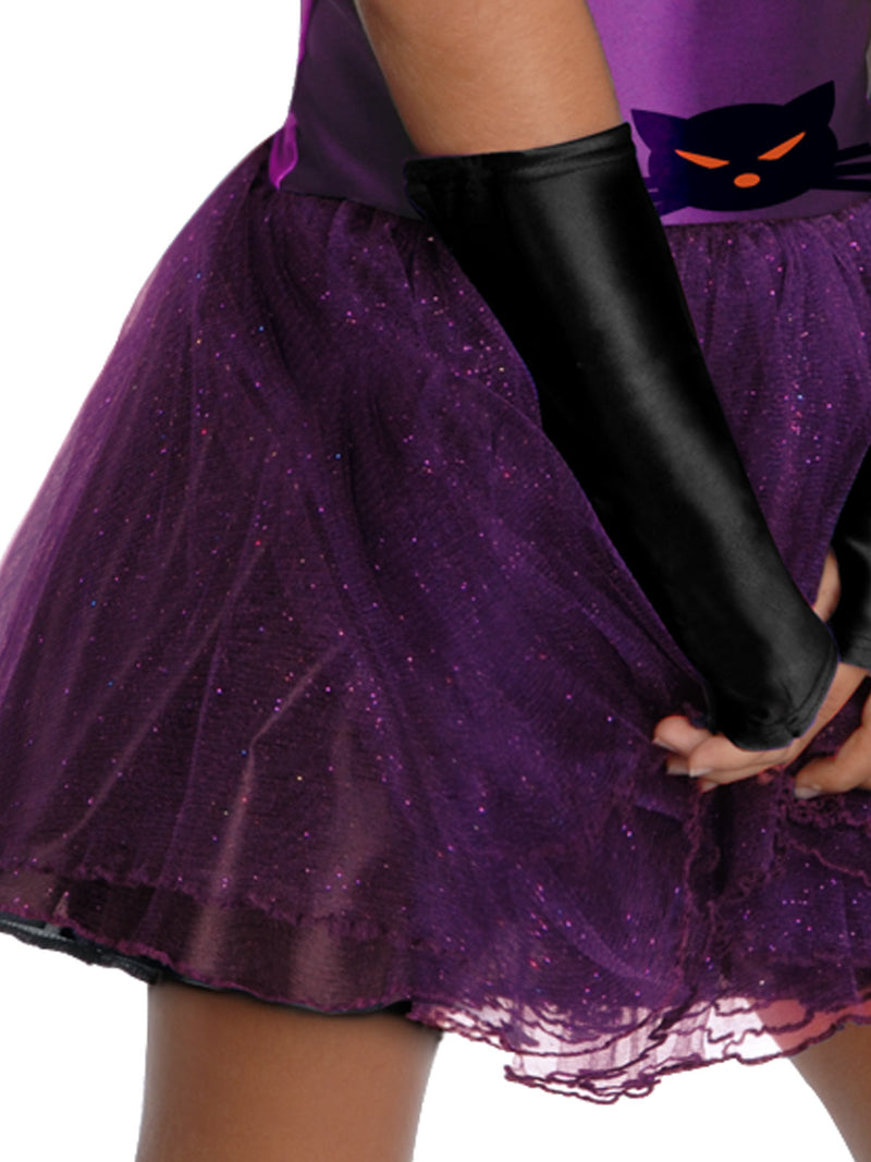 Catwoman Tutu Costume Girls Purple -3
