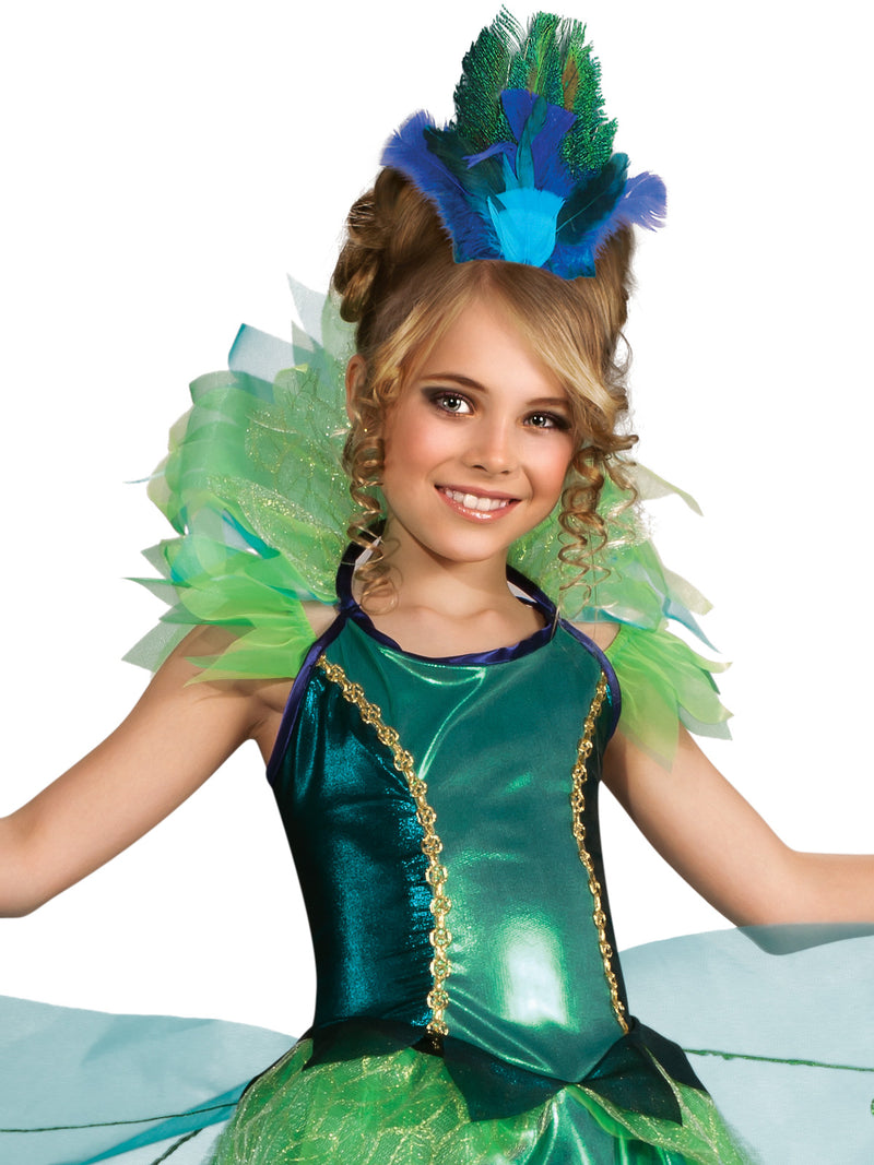 Peacock Deluxe Costume Child Girls -2