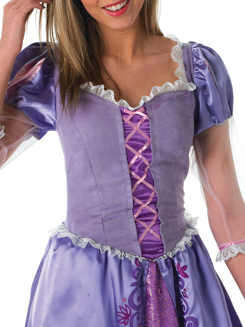 Rapunzel Deluxe Adult Costume Womens Purple -2