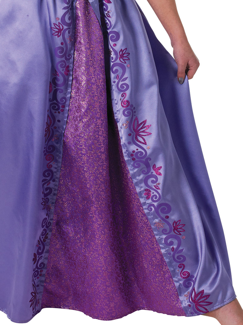 Rapunzel Deluxe Adult Costume Womens Purple -3
