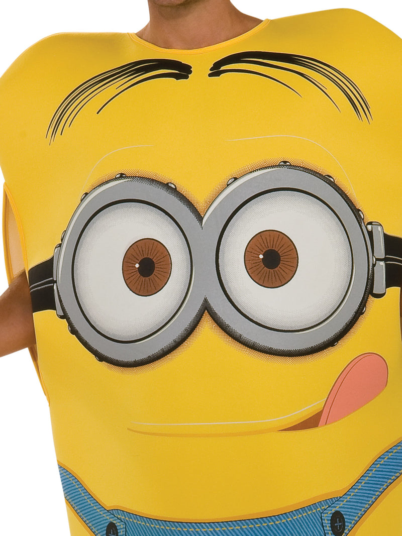 Minion Dave Foam Costume Adult Mens Yellow -2