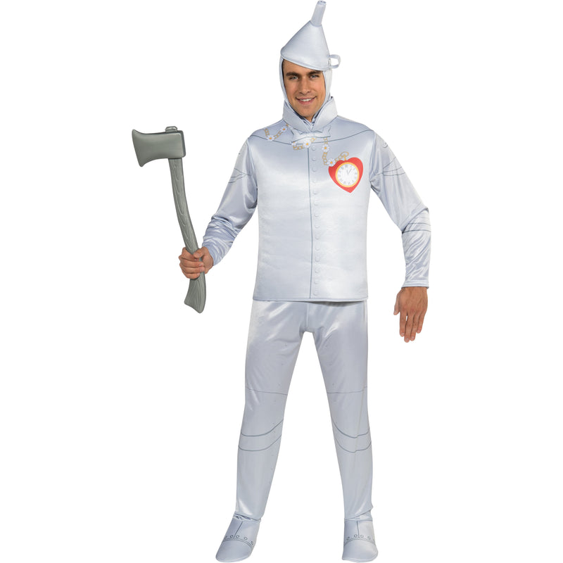 Tin Man Deluxe Costume Adult Mens Grey -1