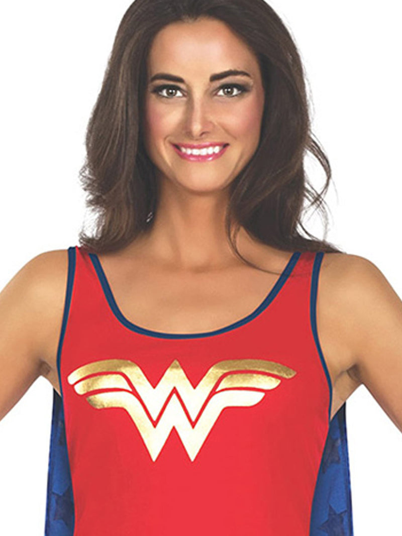 Wonder Woman Tank Dress Womens Red -2