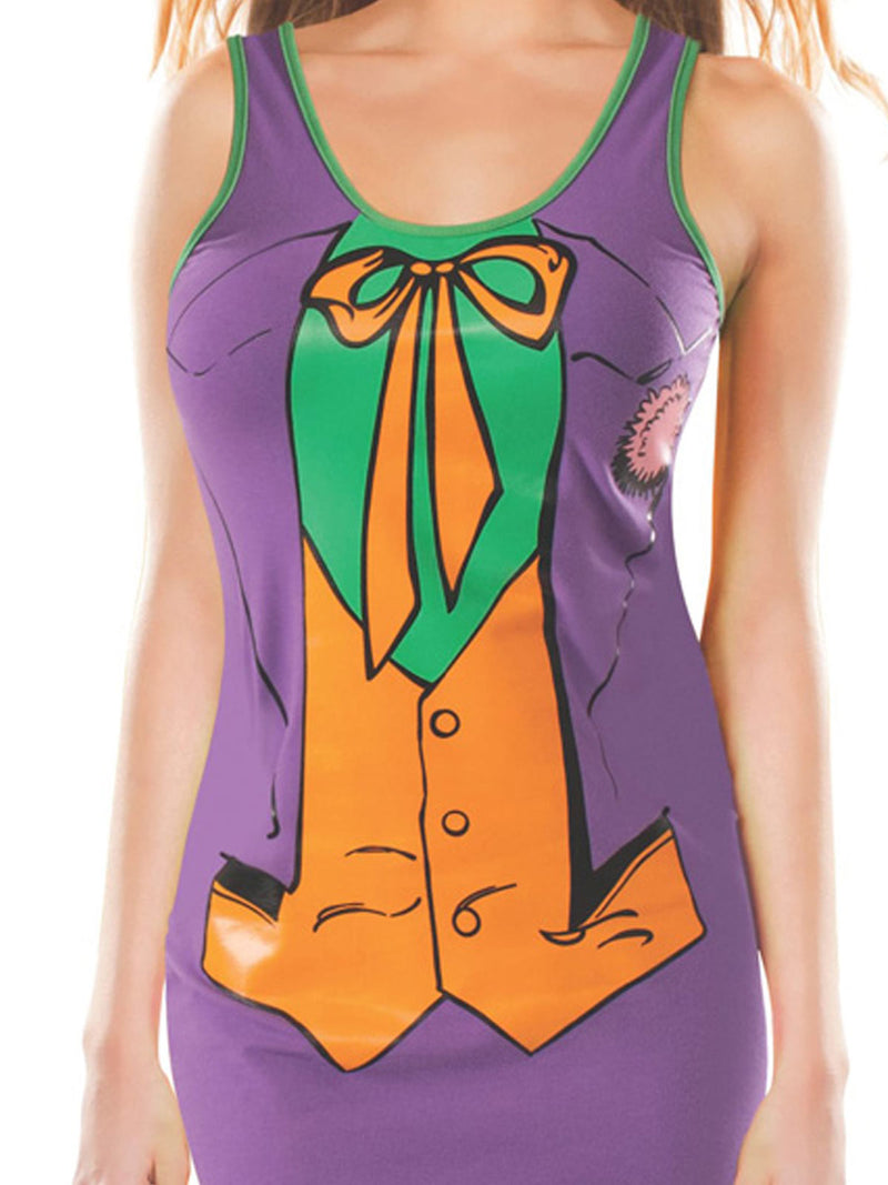 Joker Tank Dress Womens Purple -2