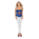 Supergirl Sequin Corset Womens Blue -4