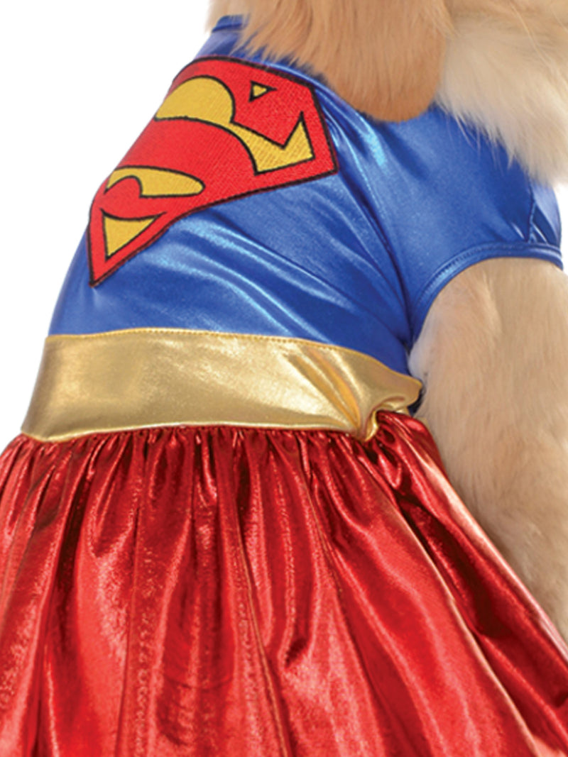 Supergirl Pet Costume Unisex Red -2