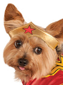 Wonder Woman Pet Costume Unisex Red -2