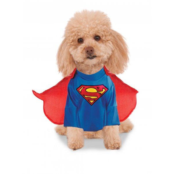 Superman Deluxe Pet Costume Unisex Blue -5