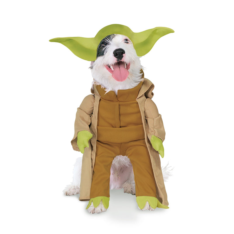Yoda Deluxe Pet Costume Dog Or Cat Green
