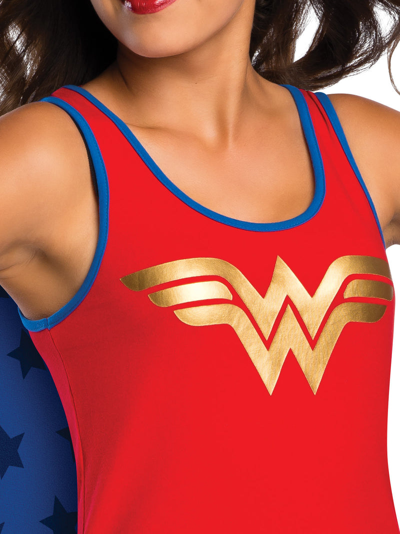 Wonder Woman Teen Tank Dress Womens Red -2