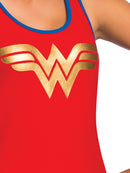 Wonder Woman Teen Tank Dress Womens Red -3