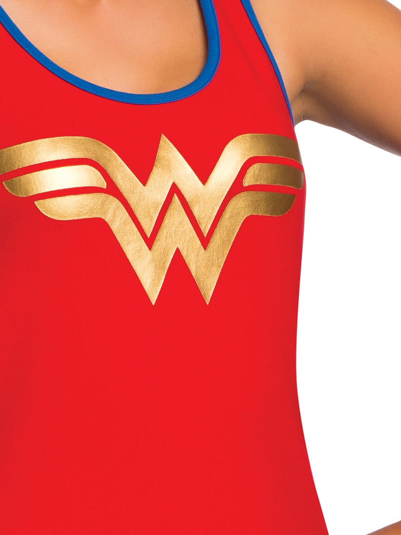 Wonder Woman Teen Tank Dress Womens Red -3