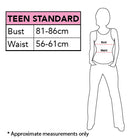 Supergirl Skirt With Sequins Teen Womens Red -3