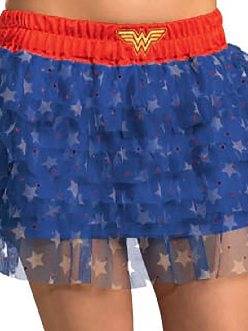 Wonder Woman Skirt With Sequins Teen Womens Blue -2