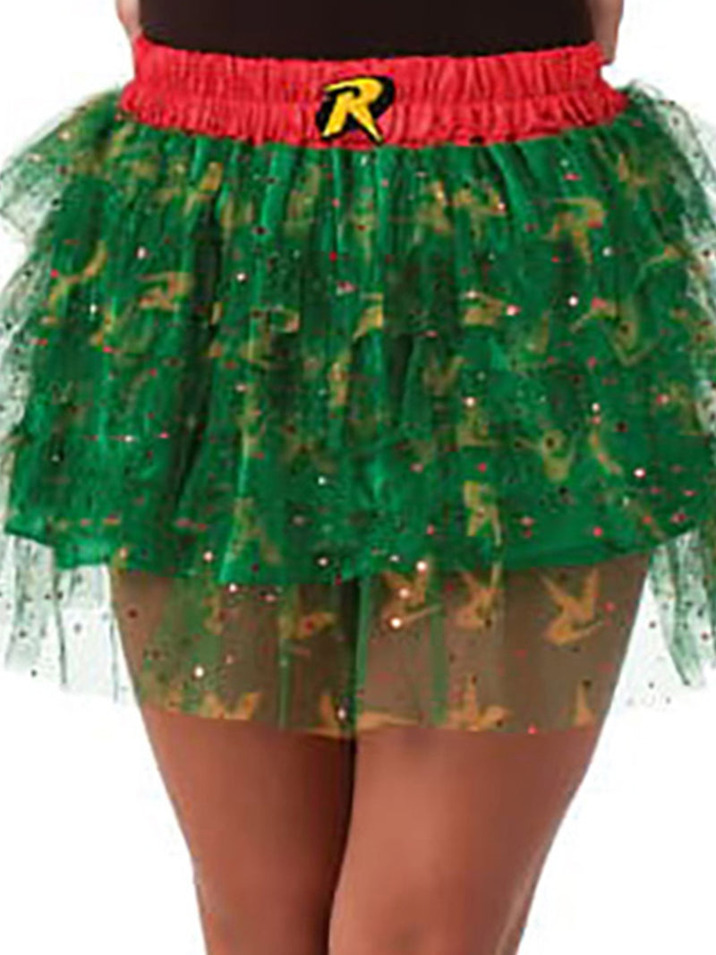 Robin Skirt With Sequins Teen Womens Green -2