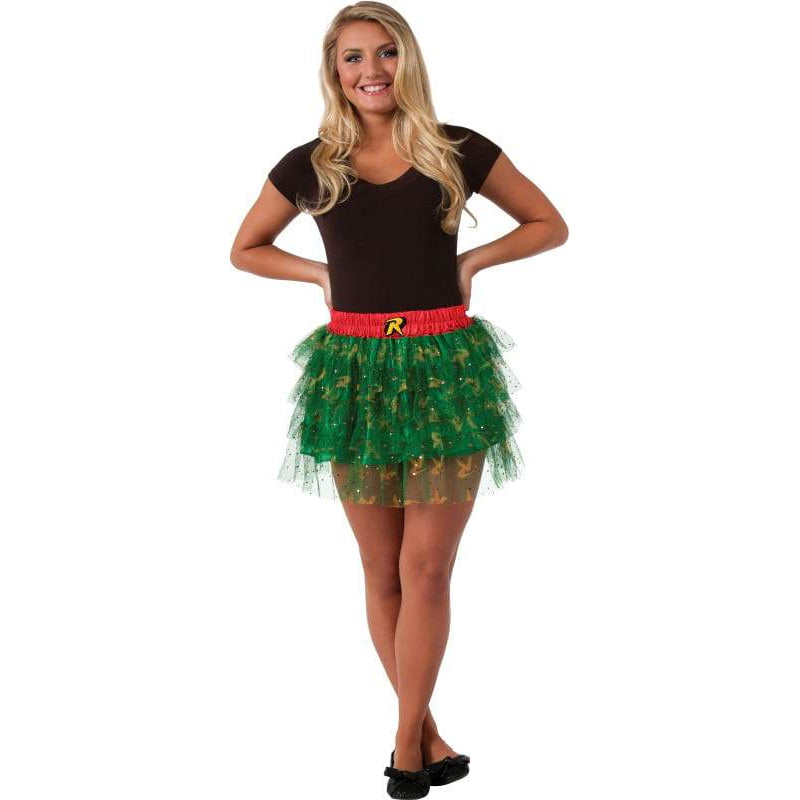 Robin Skirt With Sequins Teen Womens Green -1