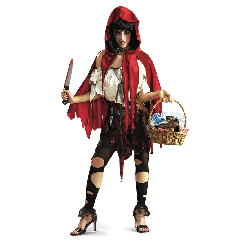 Lil Dead Riding Hood Costume Womens Red -5