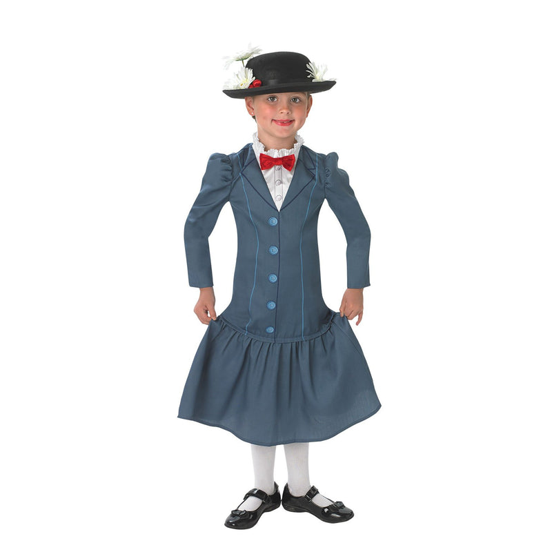 Mary Poppins Deluxe Costume Girls Grey -3