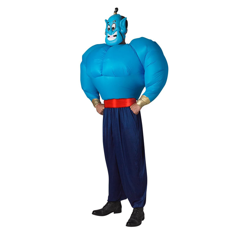 Genie Inflatable Costume Adult Mens Blue -1