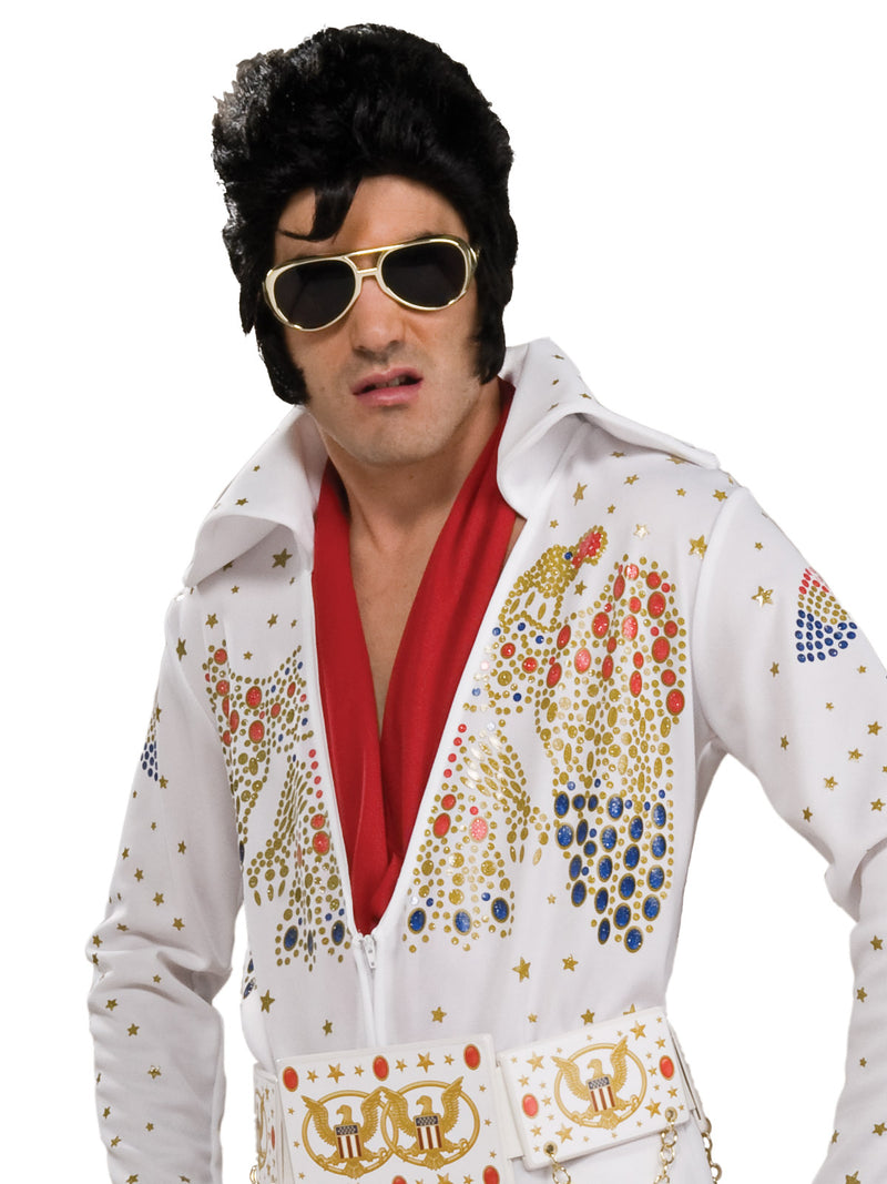 Elvis Deluxe Adult Mens White -2