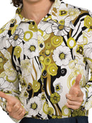 Groovy Shirt Green Adult Mens -2