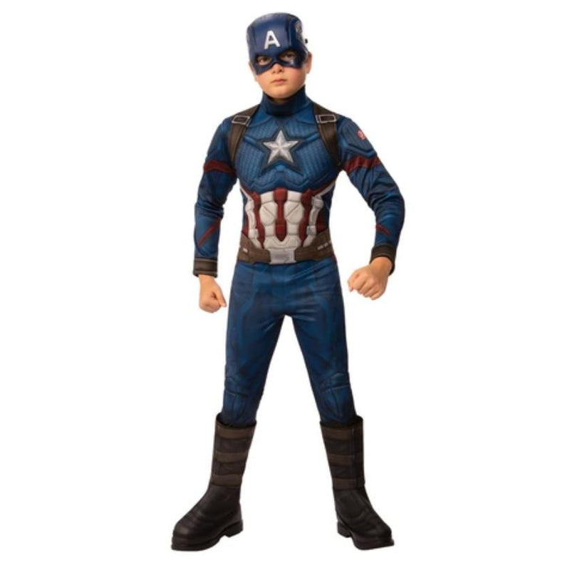 Captain America Deluxe Costume Child Boys -1