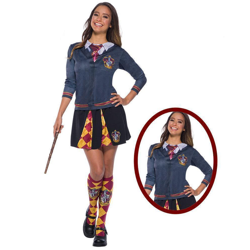 Gryffindor Costume Top Adult Womens -1