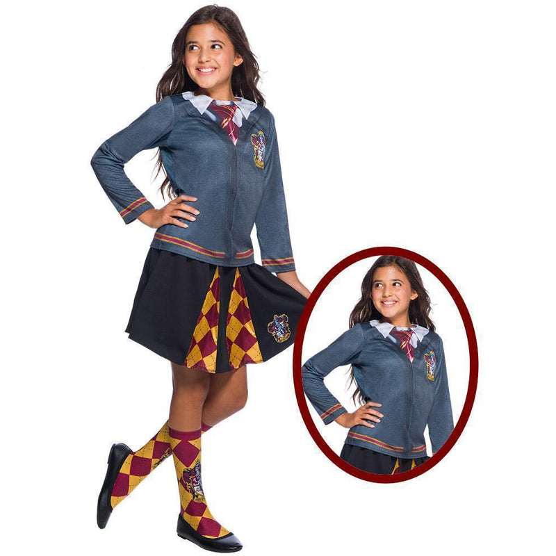 Gryffindor Costume Top Child Girls -1