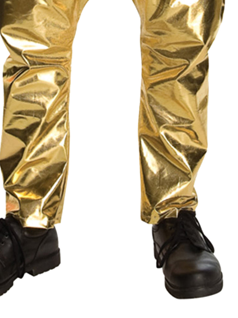 Rapper Gold Pants Adult Mens