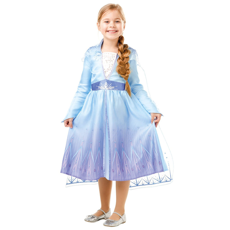 Elsa Frozen 2 Classic Costume Girls Blue