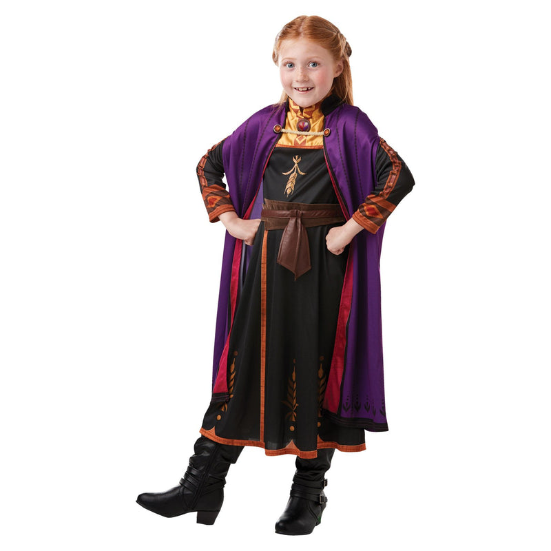 Anna Frozen 2 Classic Costume Girls Purple