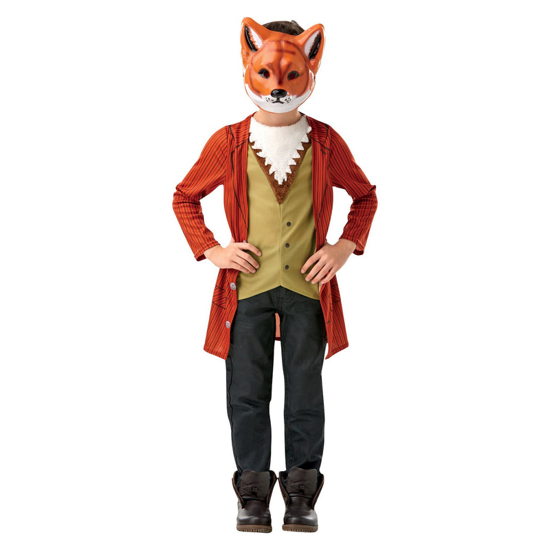 Mr Fox Deluxe Costume Boys Orange