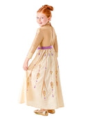 Anna Frozen 2 Prologue Costume Girls Gold
