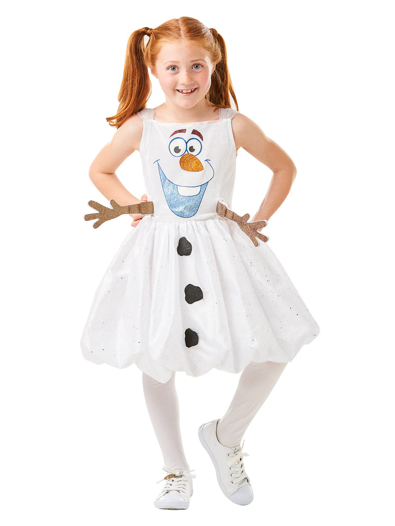 Olaf Frozen 2 Tutu Dress Girls White