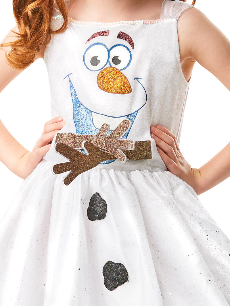 Olaf Frozen 2 Tutu Dress Girls White