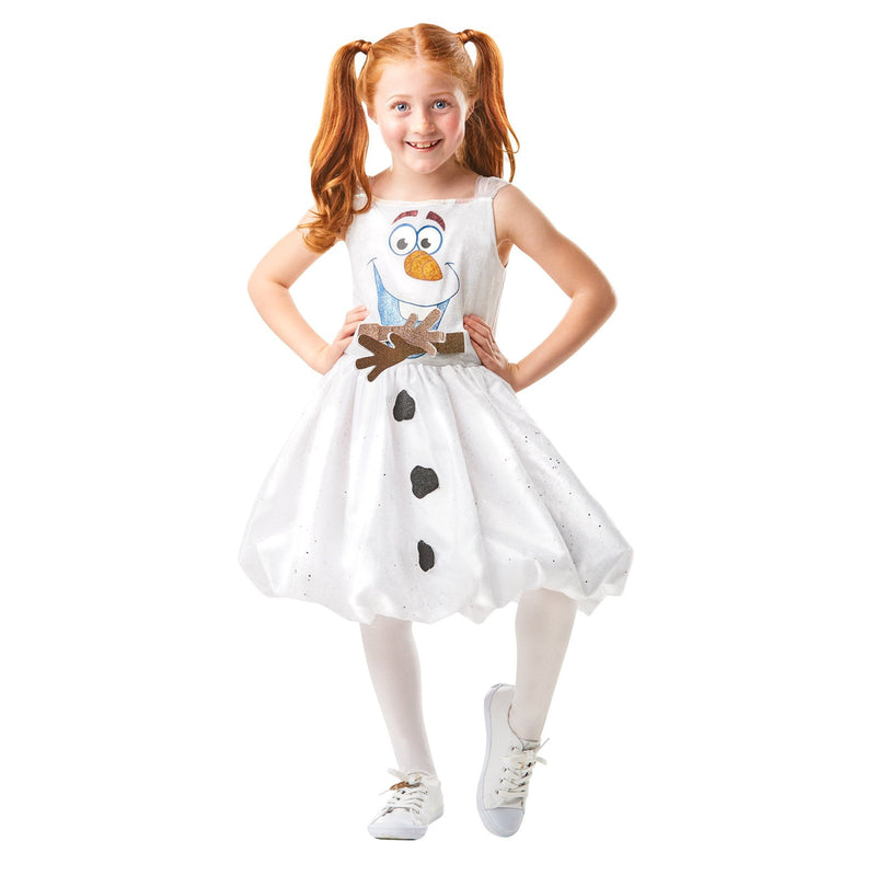 Olaf Frozen 2 Tutu Dress Girls White